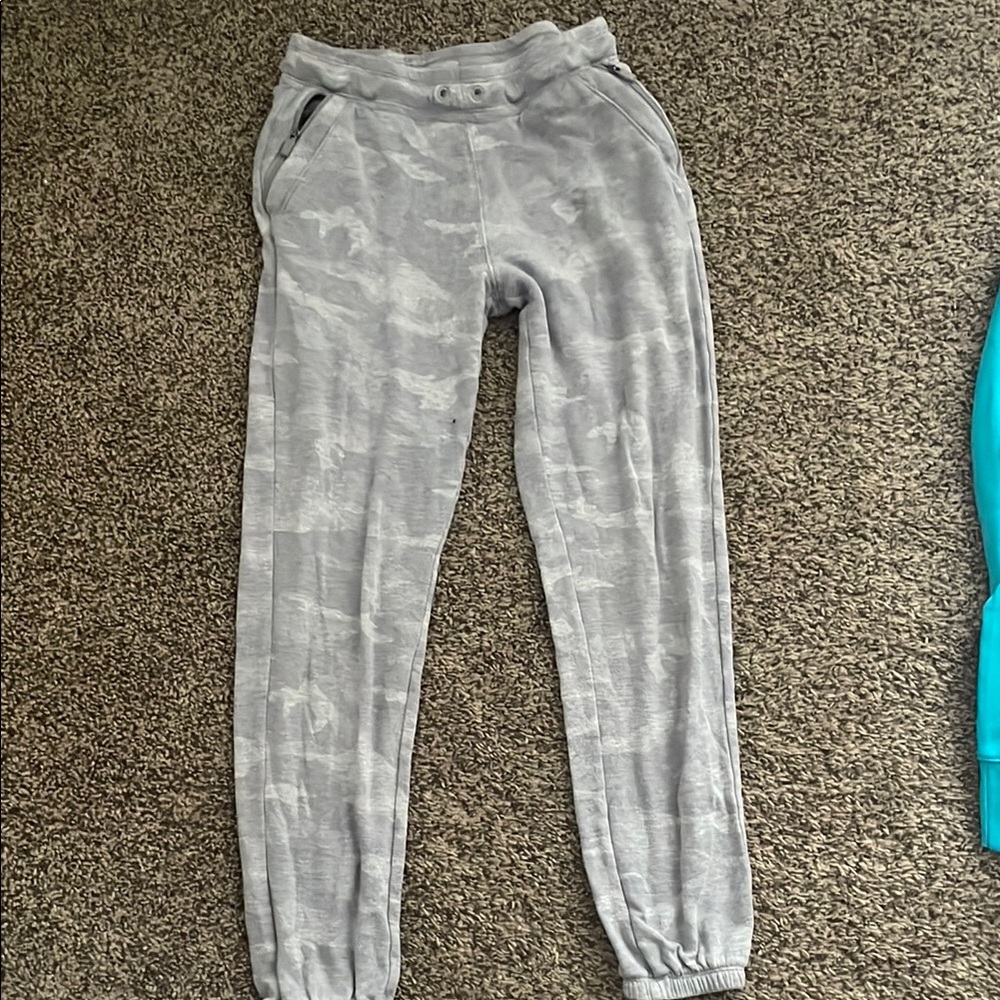 Atleta Girls Camo Grey Cuffed Joggers